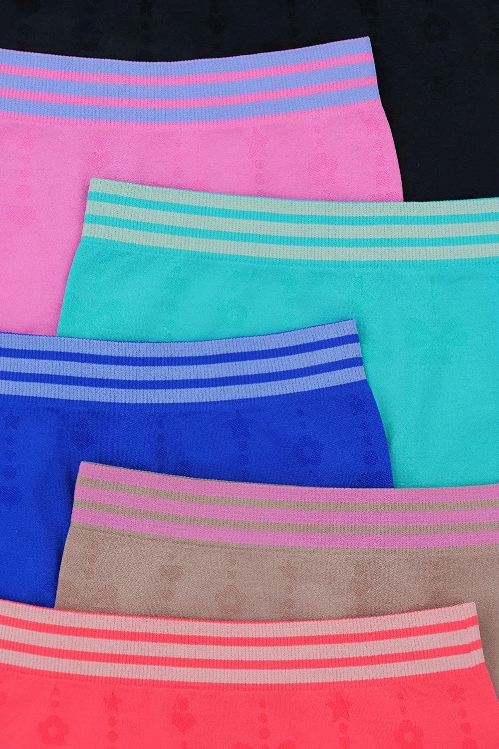 ToBeInStyle Girls Pack of 6 Layering Stretch Shorts Modesty Slip Under Skirts Boyshorts