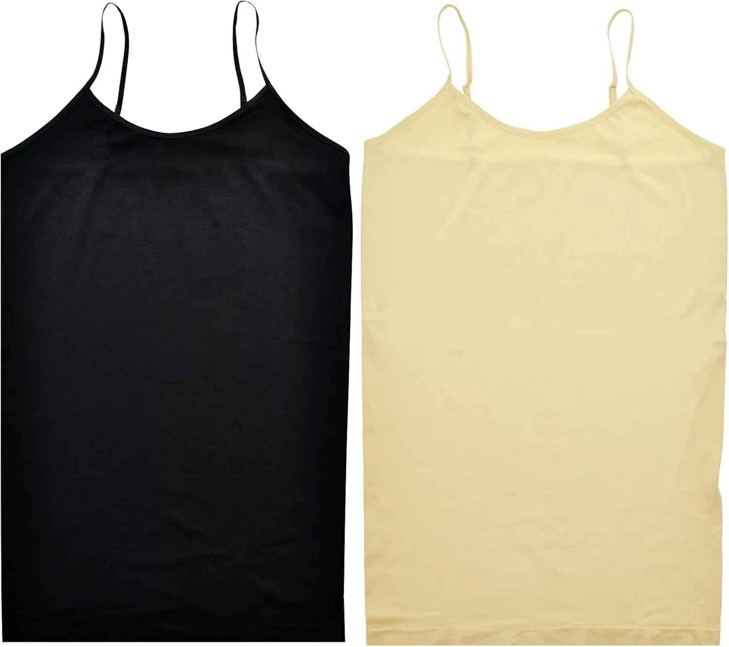 ToBeInStyle Women's Fitted Adjustable Spaghetti Strap Camisole
