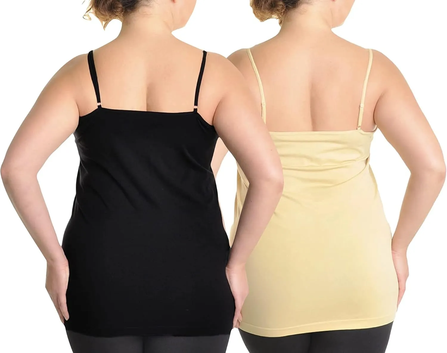 ToBeInStyle Women's Fitted Adjustable Spaghetti Strap Camisole