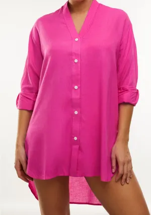 Tunic Linen Royal Pink