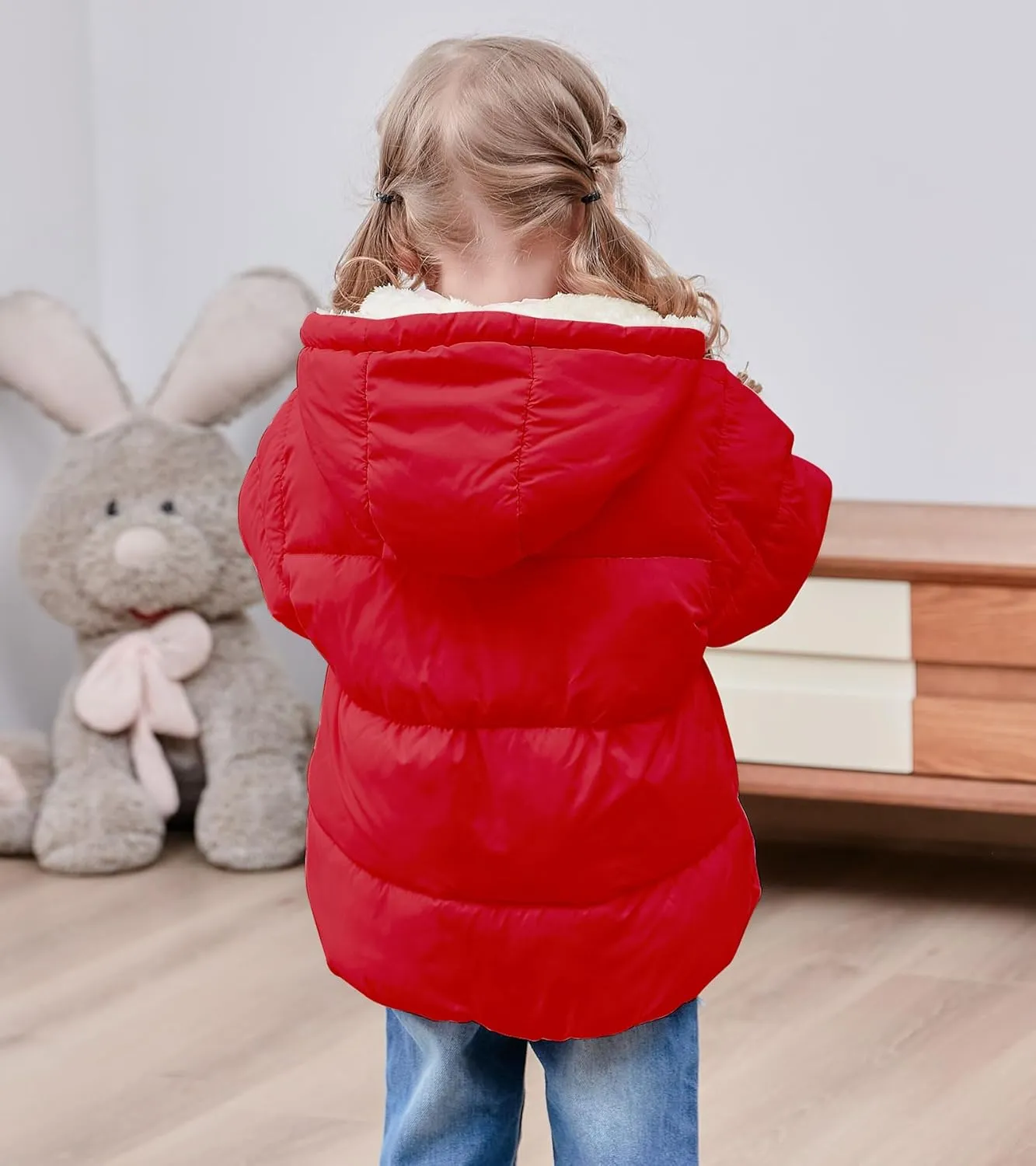 TUONROAD 1-6T Baby Girl Boy Winter Fleece Coats Toddler Warm Puffer Jackets Kids Down Alternative Outerwear
