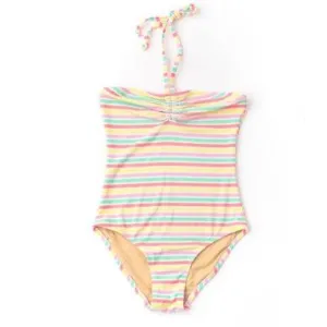Tween Swimwear | Terry Halter- Sunny Stripe | Shade Critters