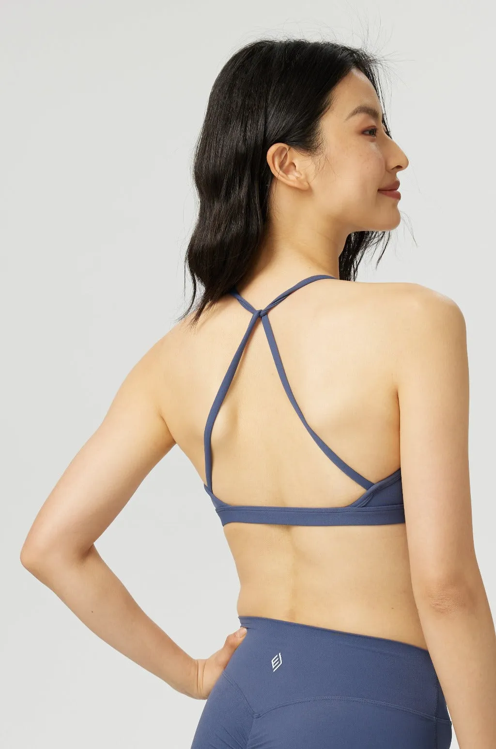 V-Neck Crossback Bra