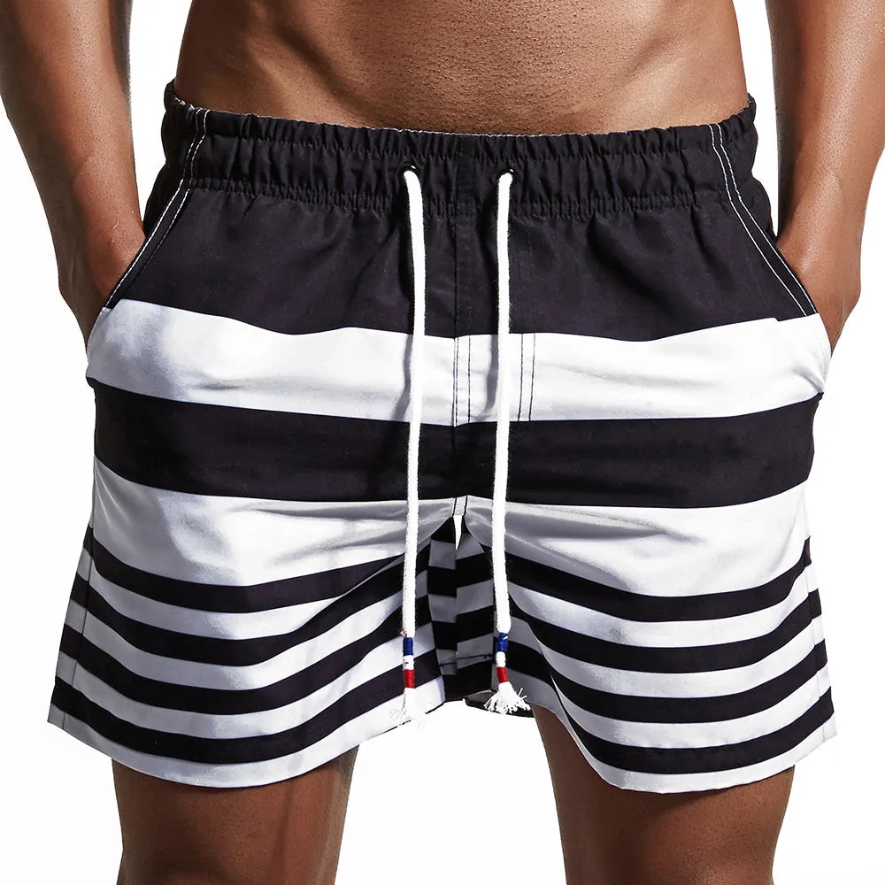 West Louis Stripe Beach Wear Shorts