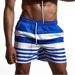 West Louis Stripe Beach Wear Shorts