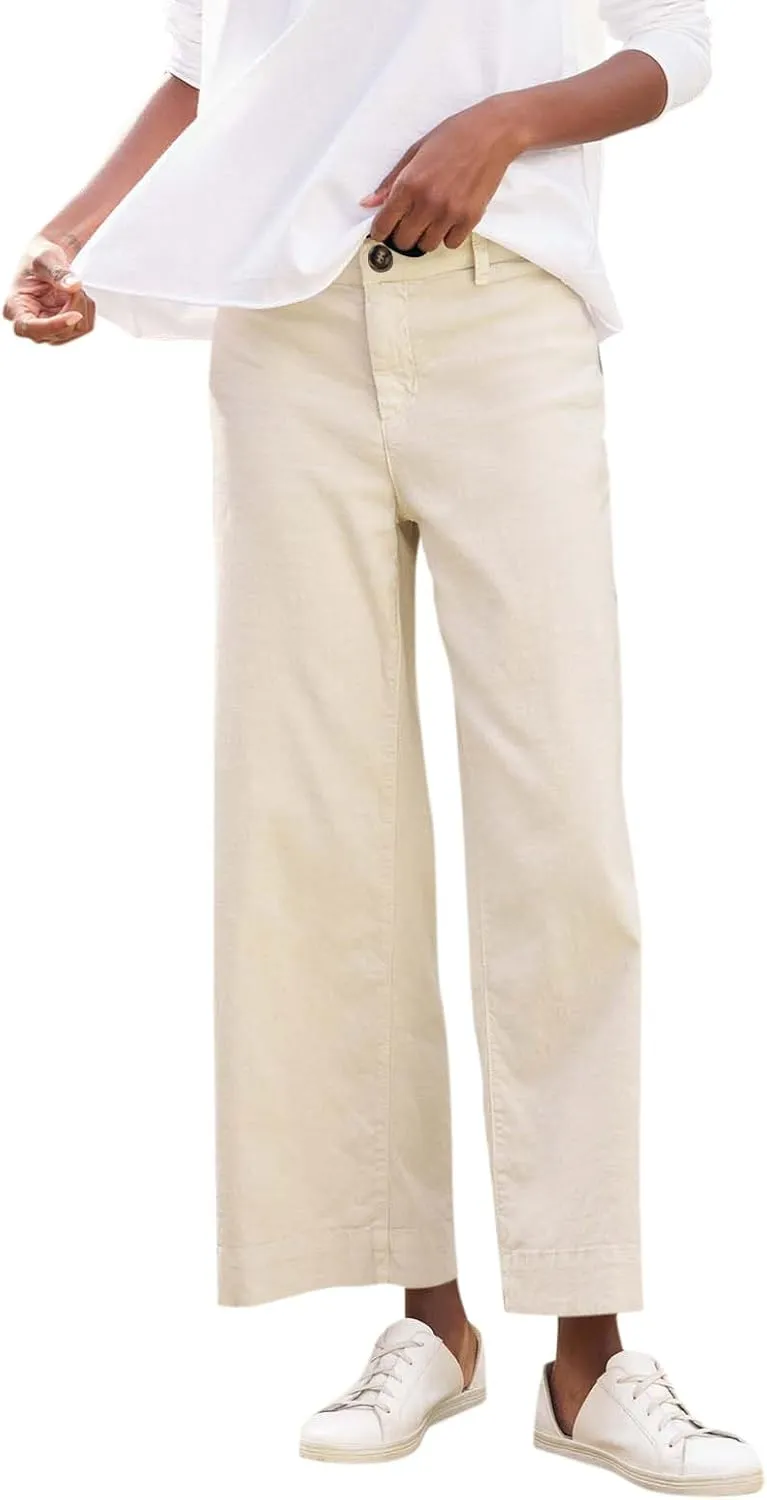 Wide Leg Linen Pants for Women 2025 Trendy Summer Button Zipper Pants High Rise with Pockets Y2K Solid Beach Trousers