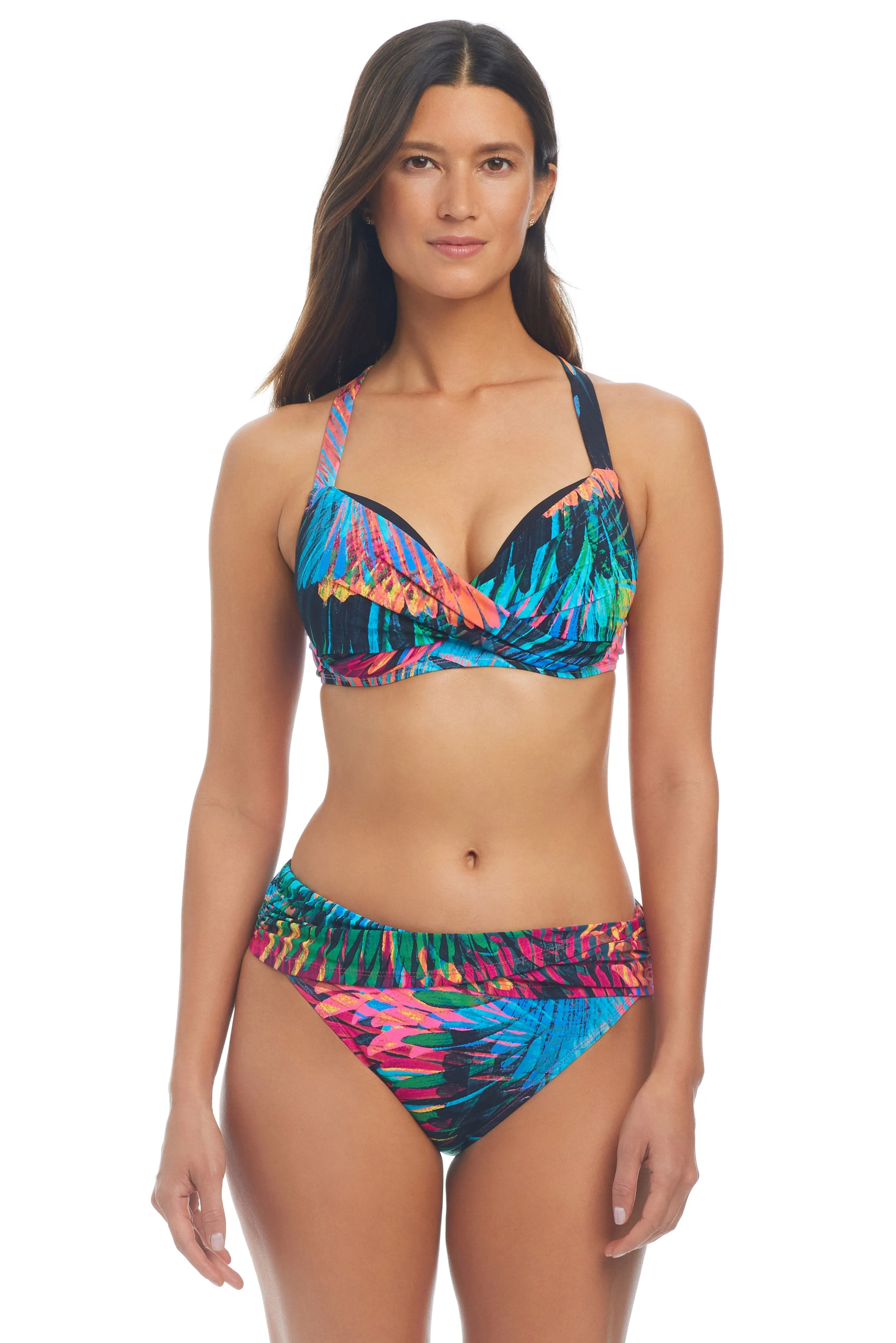 Wild Thing Over the Shoulder Underwire D-DD Cup Bikini Top