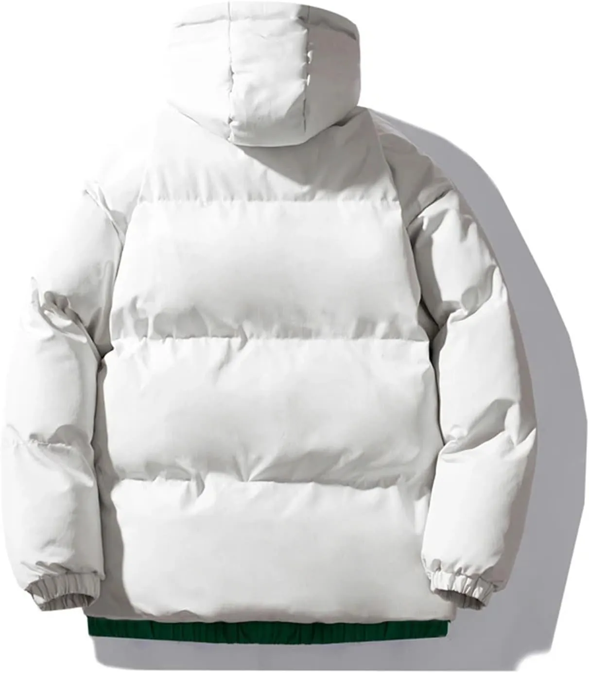 Winter Warm Thick Parkas Men Cotton Padded Puffer Overcoat Hooded Jacket Mens Outerwear Warm Coat