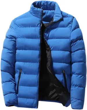 Winter Warm Thick Puffer Jacket Men Parka Coats Windbreaker Cotton Padded Down Jacket