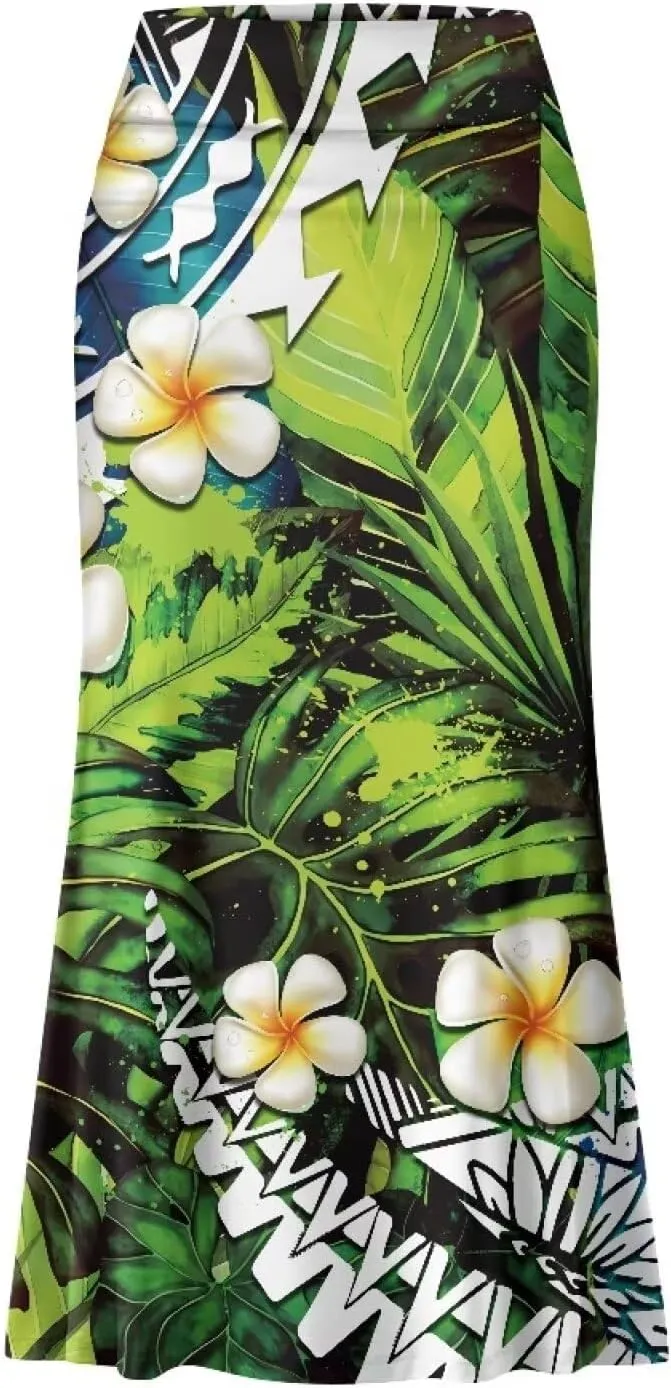 Womens Bohemian Skirts High Waist Skirt with Zipper Lightweight Soft Long Maxi Skirts Summer Fashion