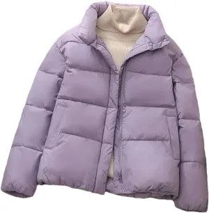 Women's Winter Parka Coat Casual Short Down Cotton Padded Jacket Elegant Korean Version Outerwear