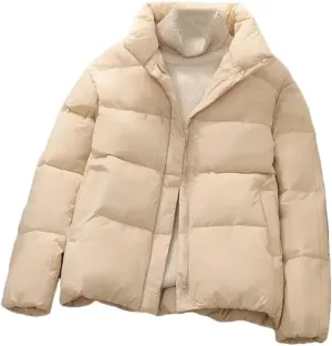 Women's Winter Parka Coat Casual Short Down Cotton Padded Jacket Elegant Korean Version Outerwear