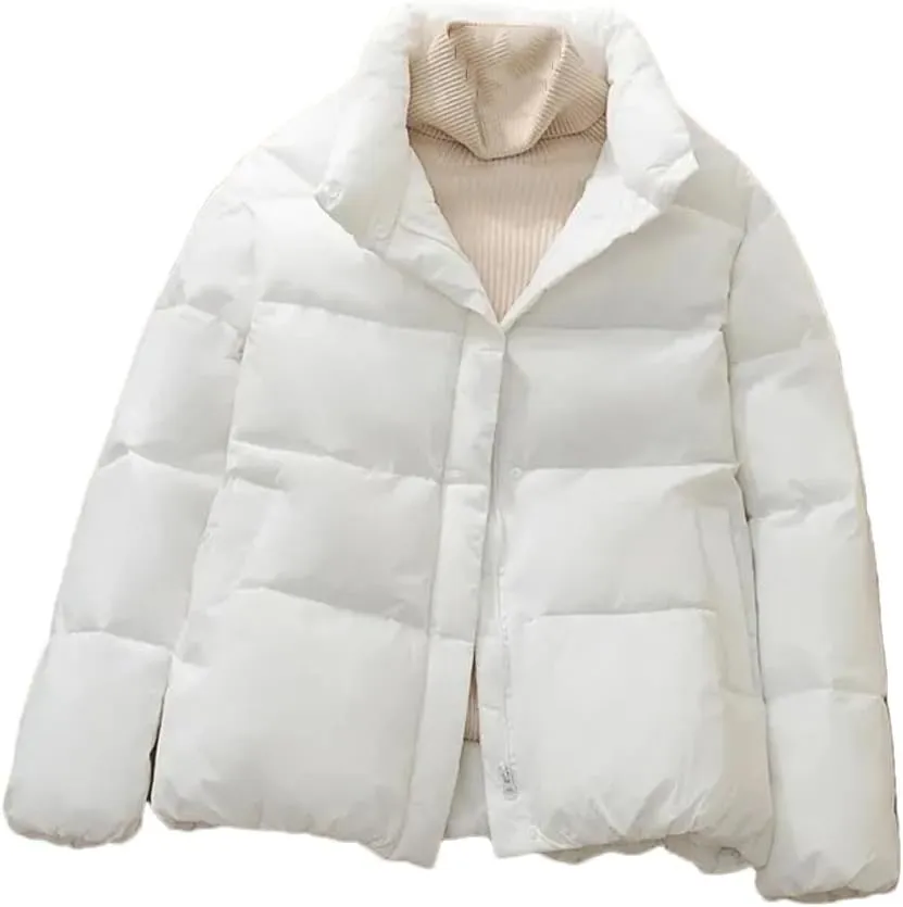 Women's Winter Parka Coat Casual Short Down Cotton Padded Jacket Elegant Korean Version Outerwear