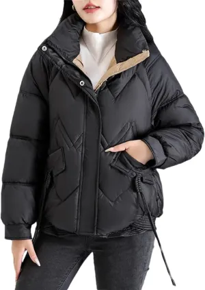 Women's Winter Parka Coat Cotton Padded Outerwear Thickening Korean Version Down Cotton Jacket