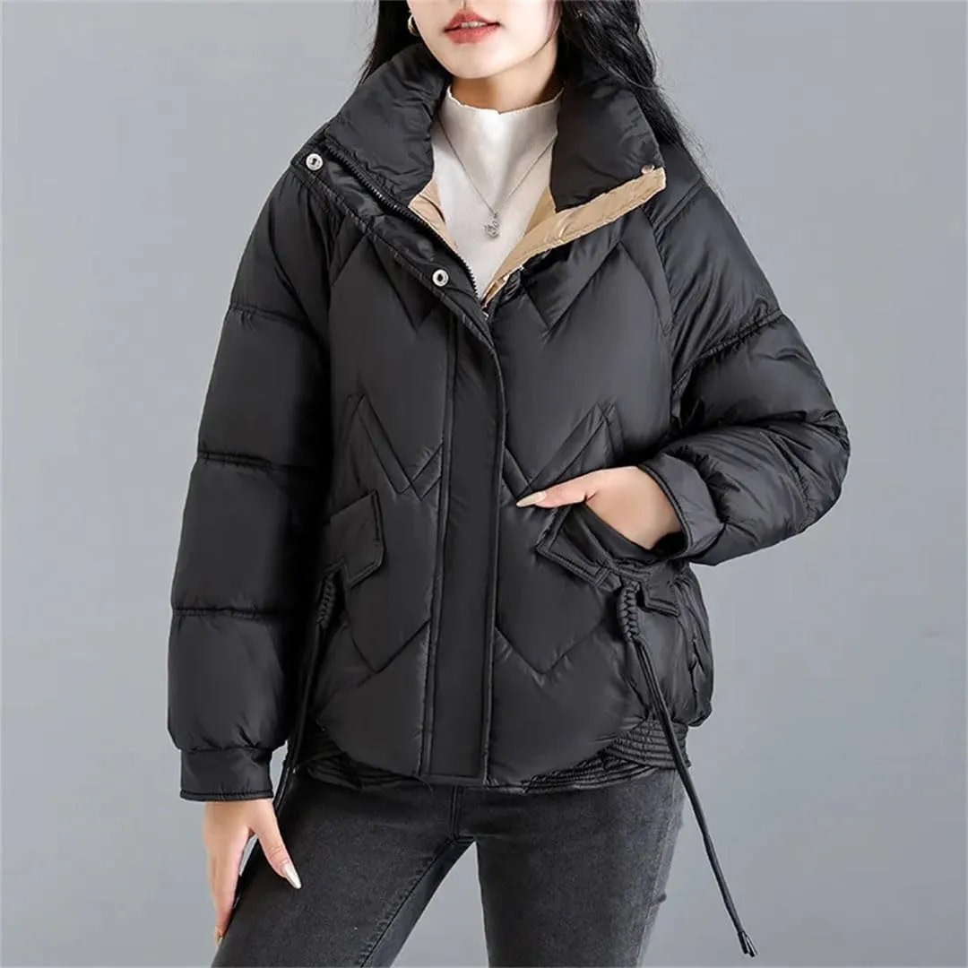 Women's Winter Parka Coat Cotton Padded Outerwear Thickening Korean Version Down Cotton Jacket