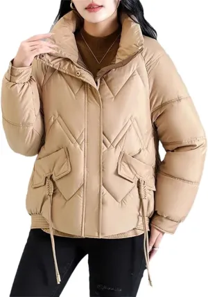 Women's Winter Parka Coat Cotton Padded Outerwear Thickening Korean Version Down Cotton Jacket