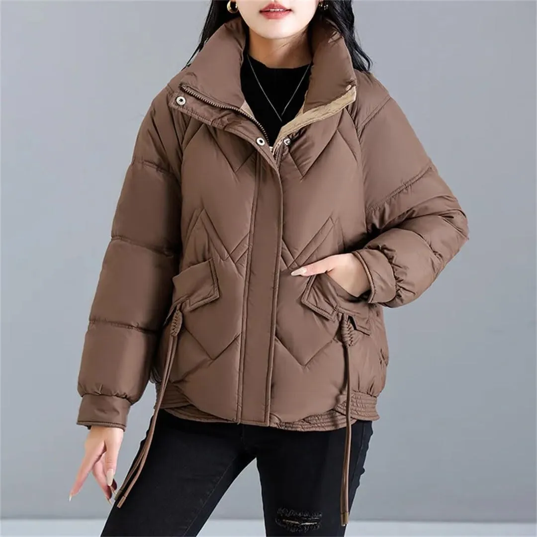 Women's Winter Parka Coat Cotton Padded Outerwear Thickening Korean Version Down Cotton Jacket