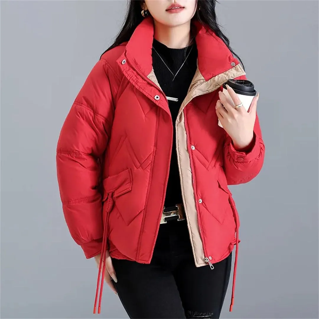 Women's Winter Parka Coat Cotton Padded Outerwear Thickening Korean Version Down Cotton Jacket