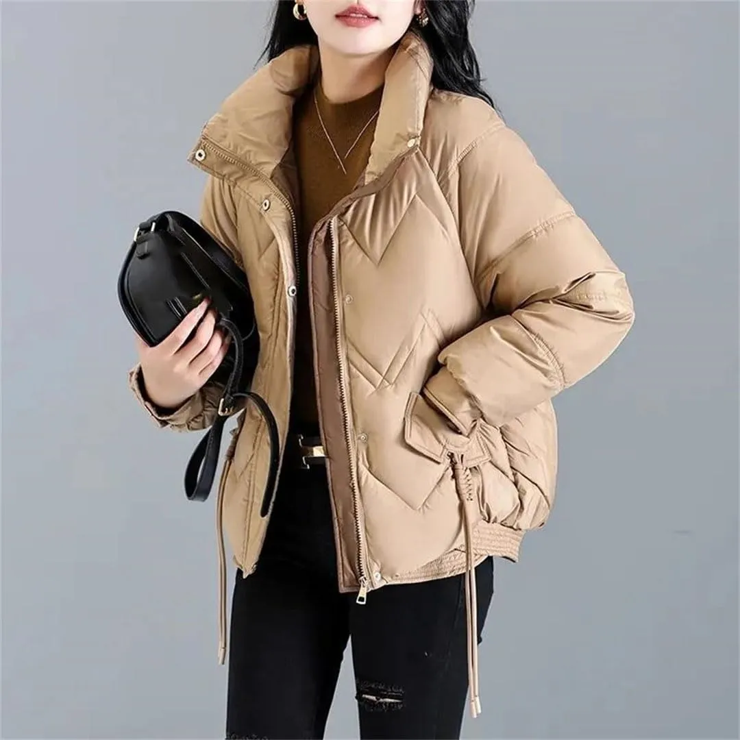 Women's Winter Parka Coat Cotton Padded Outerwear Thickening Korean Version Down Cotton Jacket