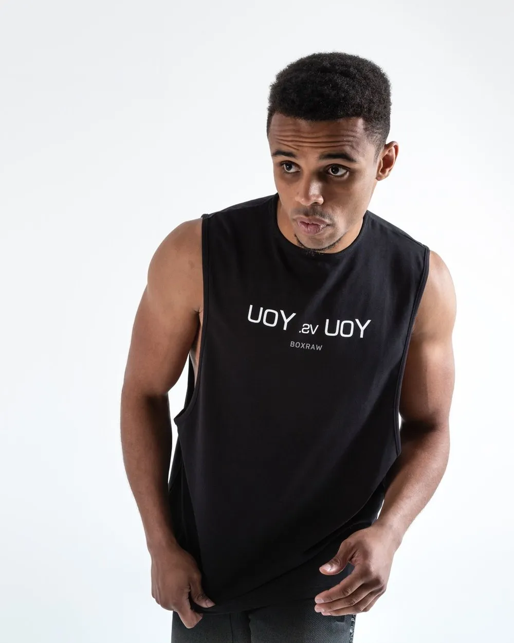 YOU VS. YOU MUSCLE TANK - BLACK