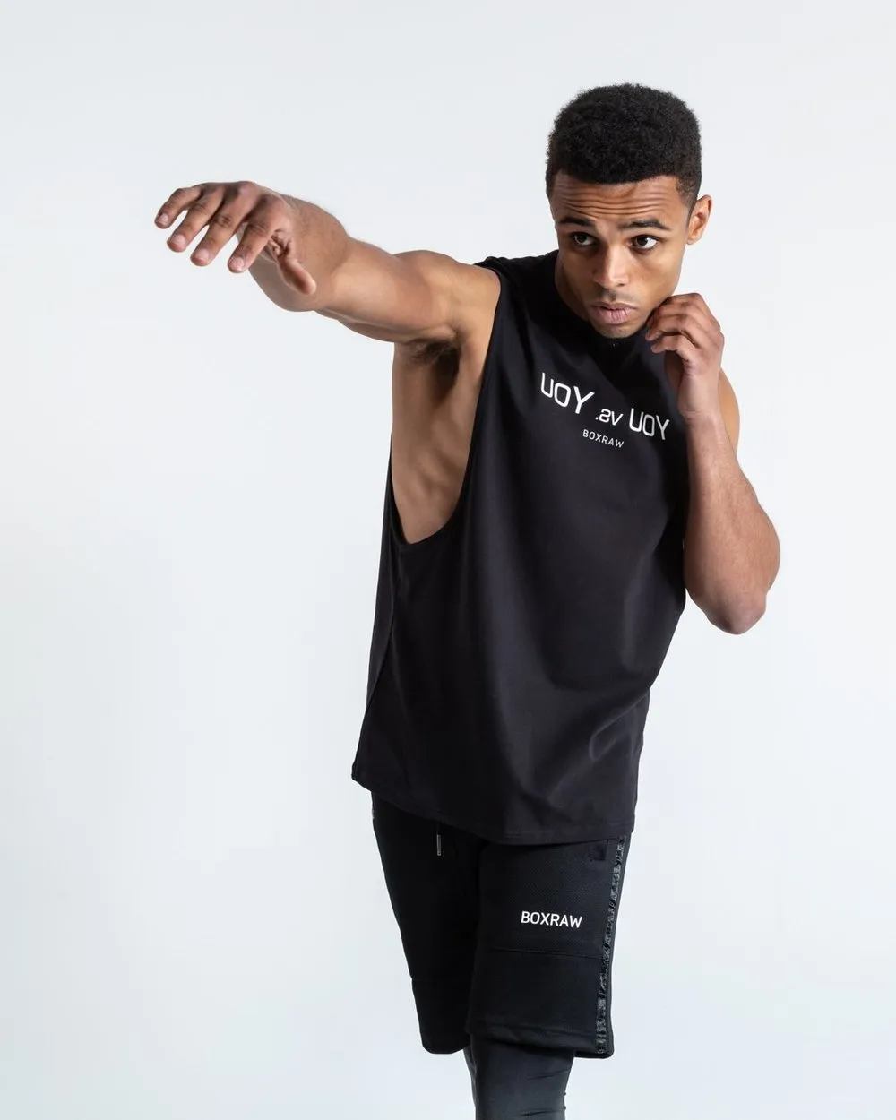 YOU VS. YOU MUSCLE TANK - BLACK