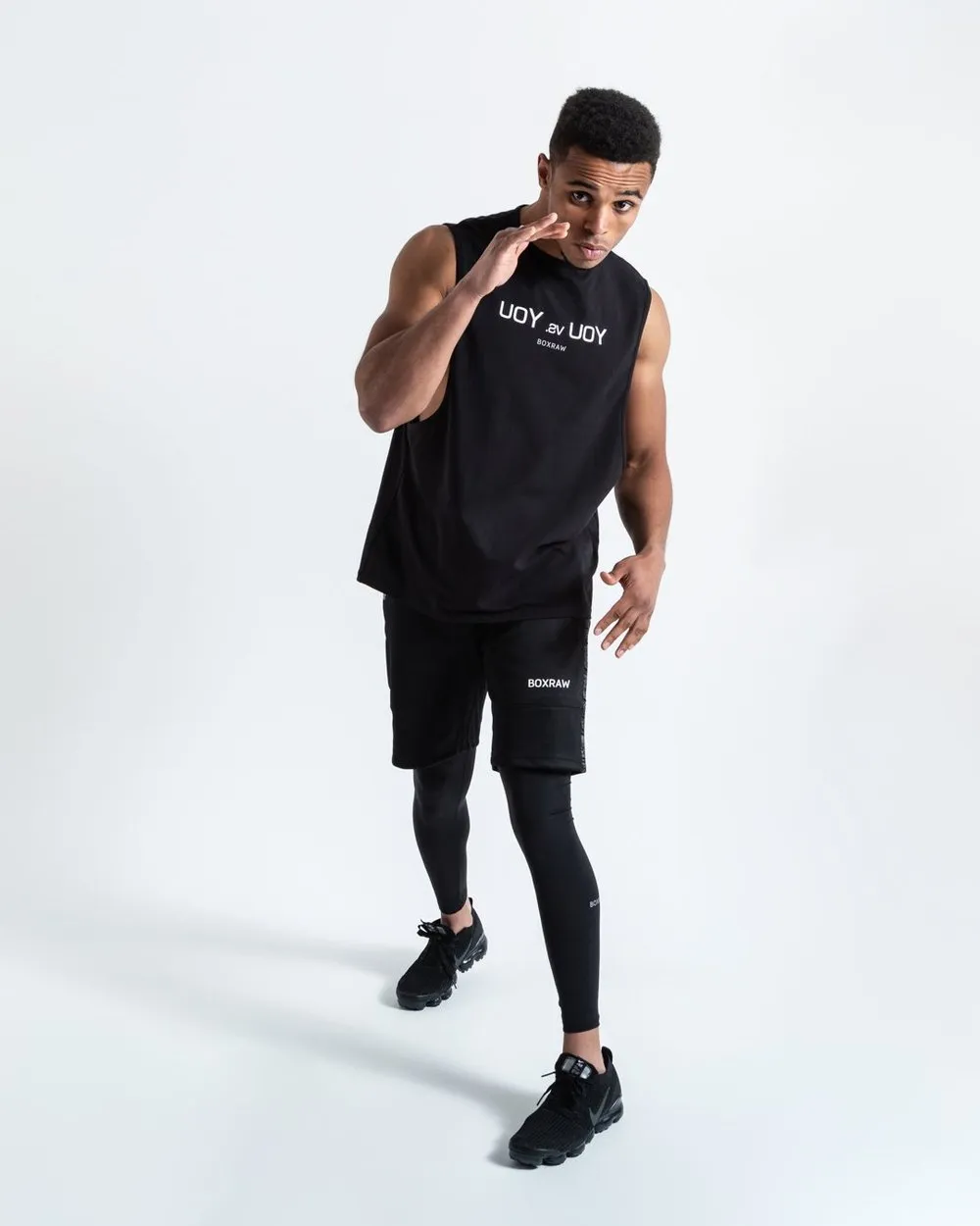 YOU VS. YOU MUSCLE TANK - BLACK