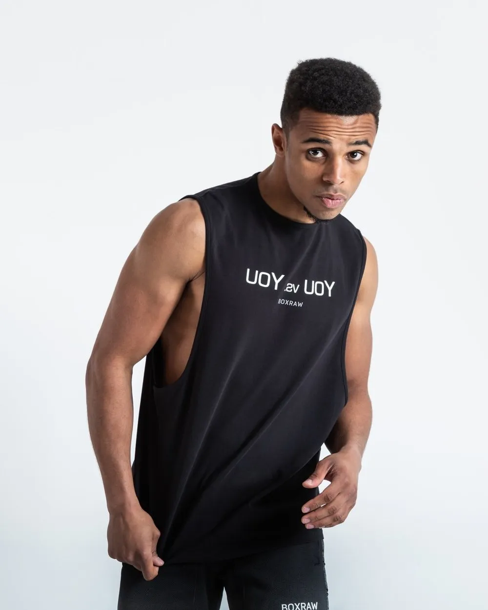 YOU VS. YOU MUSCLE TANK - BLACK