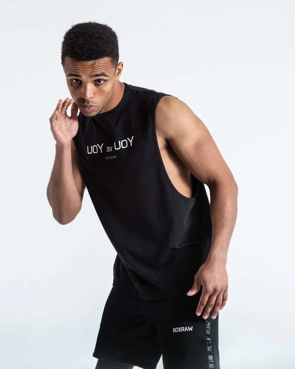 YOU VS. YOU MUSCLE TANK - BLACK