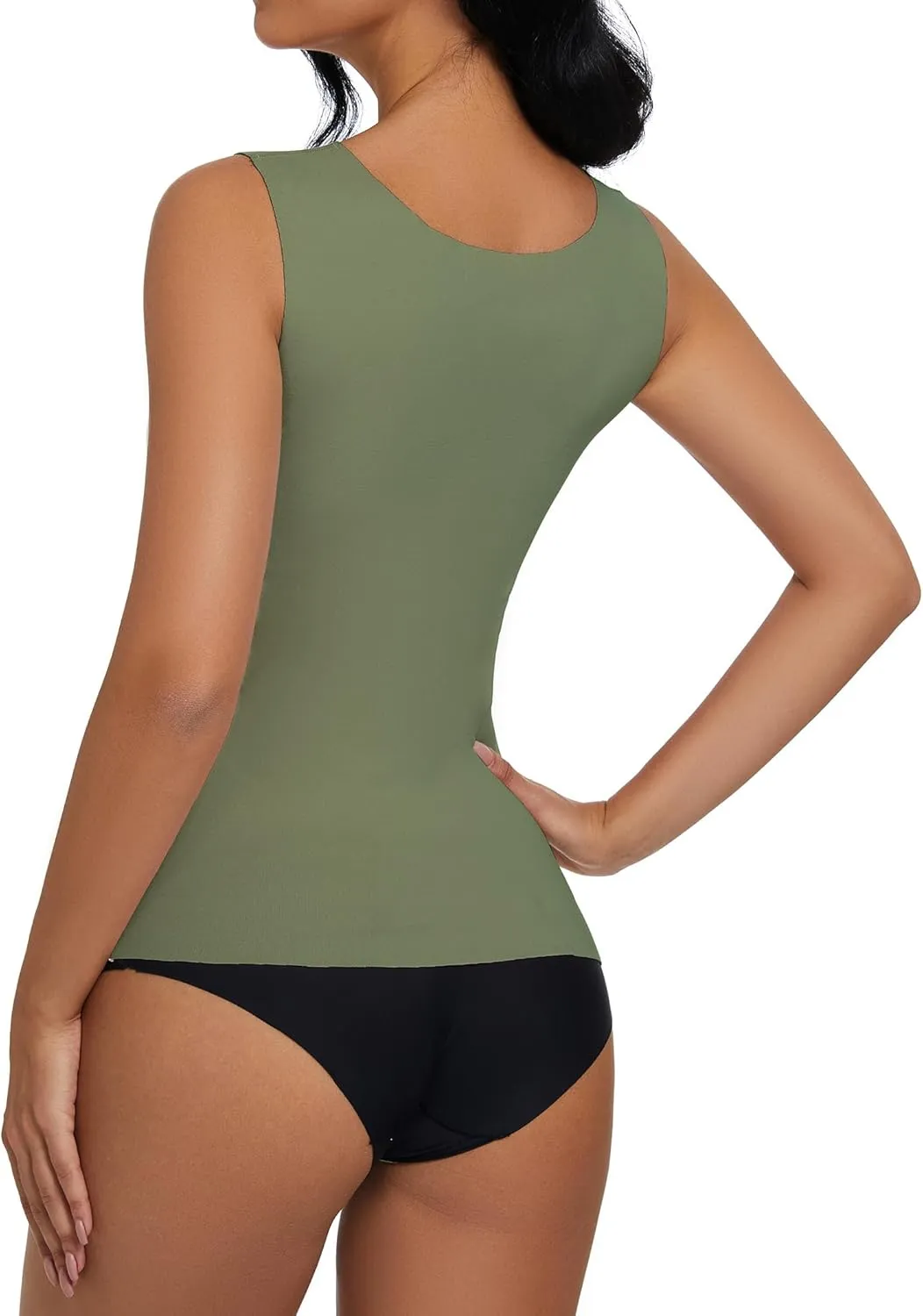 YYA Basic Tank Tops for Women, Thermal Vest Warm Tank-Top Sleeveless Camisole Lingerie, S-XL