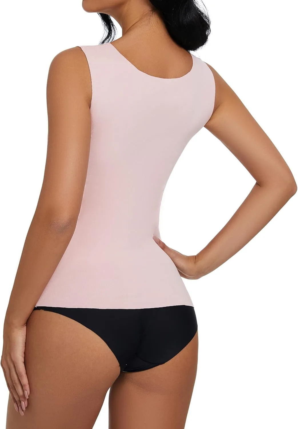 YYA Basic Tank Tops for Women, Thermal Vest Warm Tank-Top Sleeveless Camisole Lingerie, S-XL