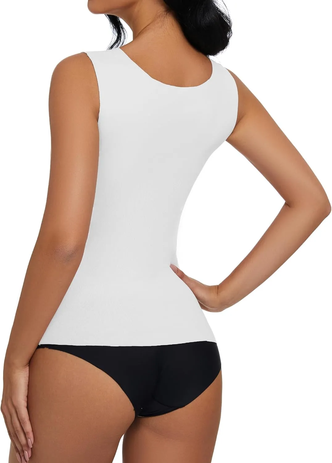 YYA Basic Tank Tops for Women, Thermal Vest Warm Tank-Top Sleeveless Camisole Lingerie, S-XL